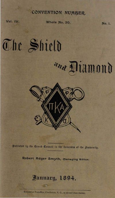 Shield and Diamond, Vol. 4, No. 1, January 1894